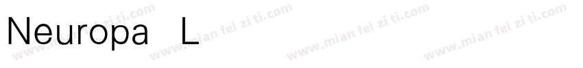 Neuropa Light字体转换